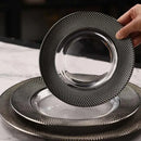 GobekUsa Glass Steak and Pasta Plate - Versatile Tableware for Household