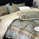 GobekUsa Egyptian Cotton Luxury Bedding Set: Duvet, Sheet, Pillowcases - 1000TC Soft & Silky