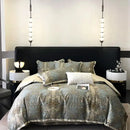 GobekUsa Egyptian Cotton Luxury Bedding Set: Duvet, Sheet, Pillowcases - 1000TC Soft & Silky
