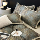 GobekUsa Egyptian Cotton Luxury Bedding Set: Duvet, Sheet, Pillowcases - 1000TC Soft & Silky