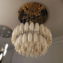 GobekUsa Elegant Tulip Staircase Chandelier: Luxury Decor Hanging LED Lamp for Lobby, Restaurant, Hotel.
