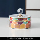 GobekUsa Crystal Ball Ceramic Jewelry Box: Decorative Storage Jar for Home Organization