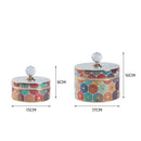 GobekUsa Crystal Ball Ceramic Jewelry Box: Decorative Storage Jar for Home Organization