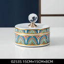 GobekUsa Crystal Ball Ceramic Jewelry Box: Decorative Storage Jar for Home Organization