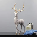 GobekUsa Deer Sculpture: High-End Resin Elk Figurine for Luxury Home Decor