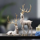 GobekUsa Deer Sculpture: High-End Resin Elk Figurine for Luxury Home Decor
