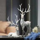 GobekUsa Deer Sculpture: High-End Resin Elk Figurine for Luxury Home Decor