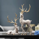 GobekUsa Deer Sculpture: High-End Resin Elk Figurine for Luxury Home Decor