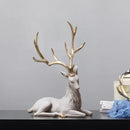 GobekUsa Deer Sculpture: High-End Resin Elk Figurine for Luxury Home Decor