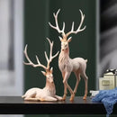 GobekUsa Deer Sculpture: High-End Resin Elk Figurine for Luxury Home Decor