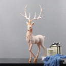 GobekUsa Deer Sculpture: High-End Resin Elk Figurine for Luxury Home Decor