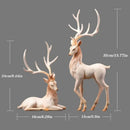 GobekUsa Deer Sculpture: High-End Resin Elk Figurine for Luxury Home Decor