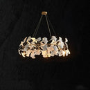 GobekUsa Ginkgo Branch Ceramic Chandelier for Luxe Dining & Study Room