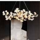 GobekUsa Ginkgo Branch Ceramic Chandelier for Luxe Dining & Study Room