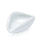 Elegant white ceramic dose trays and tea spoon set for kitchen by Decorbites