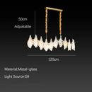 GobekUsa Cloud Mist Glass Chandelier with G9 Light Source - Luxury Home Decoration