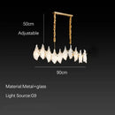 GobekUsa Cloud Mist Glass Chandelier with G9 Light Source - Luxury Home Decoration