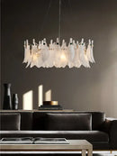 GobekUsa Cloud Mist Glass Chandelier with G9 Light Source - Luxury Home Decoration
