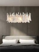 GobekUsa Cloud Mist Glass Chandelier with G9 Light Source - Luxury Home Decoration