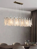 GobekUsa Cloud Mist Glass Chandelier with G9 Light Source - Luxury Home Decoration