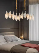 GobekUsa Cloud Mist Glass Chandelier with G9 Light Source - Luxury Home Decoration
