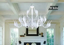 GobekUsa Iron Swan Pendant Chandelier for Restaurant Living Room Bedroom with LED G4 Candle