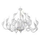 GobekUsa Iron Swan Pendant Chandelier for Restaurant Living Room Bedroom with LED G4 Candle