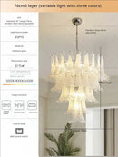 GobekUsa Elegant Crystal Chandelier for Duplex Apartment & Villa Staircase