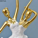GobekUsa Ballet Dancer Resin Sculpture Desk Decoration Figure - Room Aesthetic Décor