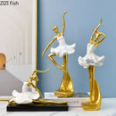 GobekUsa Ballet Dancer Resin Sculpture Desk Decoration Figure - Room Aesthetic Décor
