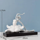 GobekUsa Ballet Dancer Resin Sculpture Desk Decoration Figure - Room Aesthetic Décor