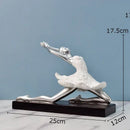 GobekUsa Ballet Dancer Resin Sculpture Desk Decoration Figure - Room Aesthetic Décor
