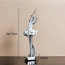 GobekUsa Ballet Dancer Resin Sculpture Desk Decoration Figure - Room Aesthetic Décor