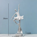 GobekUsa Ballet Dancer Resin Sculpture Desk Decoration Figure - Room Aesthetic Décor