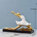 GobekUsa Ballet Dancer Resin Sculpture Desk Decoration Figure - Room Aesthetic Décor