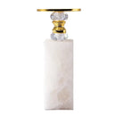 GobekUsa Gold Marble Candle Holder Candelabrum Wedding Decor Desktop Accessories