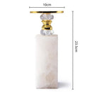 GobekUsa Gold Marble Candle Holder Candelabrum Wedding Decor Desktop Accessories