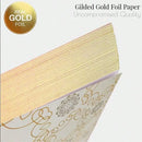 Elegant white guest book with bronzing detail – wedding reception by Decorbites