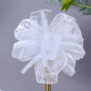 GobekUsa Crystal Flower Glass Craft Hyalinite Sculpture Metal Decor Figurine