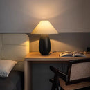 GobekUsa Elegant Wood Table Lamp for Bedroom Office Decor