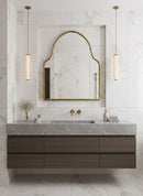 Brass Arch Mirror