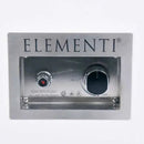 Elementi Plus Bianco 40" Marble Porcelain Fire Table - Bianco White