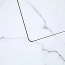Elementi Plus Bianco 40" Marble Porcelain Fire Table - Bianco White
