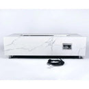 Elementi Plus Carrara Marble Pocelain Fire Table OFP121BW