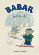 GobekUsa Elephant Babar Family Cartoon Print for Kids Room