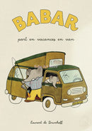 GobekUsa Elephant Babar Family Yoga Poster for Kids Room