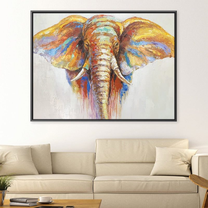 Elephant Beauty Oil Painting