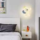 GobekUsa Elephant Cartoon Wall Light PE Lampshade for Baby Room and School Hallway