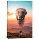 Elephant Jungle Canvas