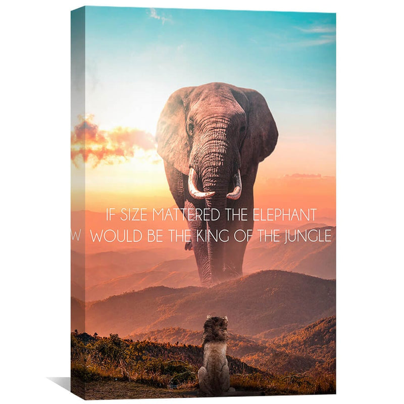 Elephant Jungle Canvas